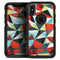 Vector Red and Blue 3D Triangular Surface - Skin Kit for the iPhone OtterBox Cases