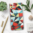 Vector Red and Blue 3D Triangular Surface - Premium Vinyl Skin Decal for Samsung Galaxy S25 Ultra, S24, S23, S22 & All Galaxy S Models