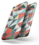 Vector Red and Blue 3D Triangular Surface - Skin-kit for the iPhone 8 or 8 Plus