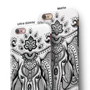 Vector Sacred Elephant iPhone 6/6s or 6/6s Plus 2-Piece Hybrid INK-Fuzed Case