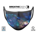 Vector Space - Made in USA Mouth Cover Unisex Anti-Dust Cotton Blend Reusable & Washable Face Mask with Adjustable Sizing for Adult or Child