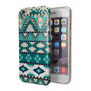 Vector_Teal_Green_Aztec_Pattern_-_iPhone_6s_-_Gold_-_Clear_Rubber_-_Hybrid_Case_-_Shopify_-_V3.jpg