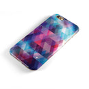 Vector Triangle Pink and Blue Galaxy iPhone 6/6s or 6/6s Plus 2-Piece Hybrid INK-Fuzed Case