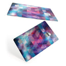 Vector Triangle Pink and Blue Galaxy - Premium Protective Decal Skin-Kit for the Apple Credit Card