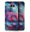 Vector Triangle Pink and Blue Galaxy - Samsung Galaxy S8 Full-Body Skin Kit