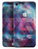 Vector Triangle Pink and Blue Galaxy - Skin-kit for the iPhone 8 or 8 Plus