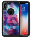 Vector Triangle Pink and Blue Galaxy - iPhone X OtterBox Case & Skin Kits