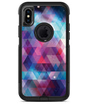 Vector Triangle Pink and Blue Galaxy - iPhone X OtterBox Case & Skin Kits
