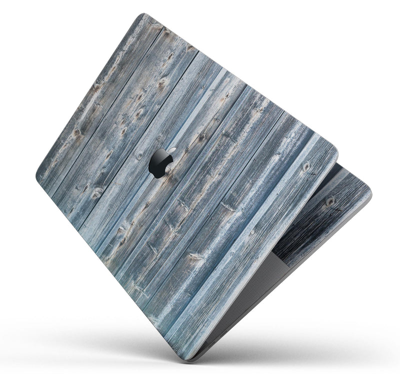 Vertical Planks of Wood - Skin Decal Wrap Kit Compatible with the Apple MacBook Pro, Pro with Touch Bar or Air (11", 12", 13", 15" & 16" - All Versions Available)