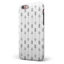 Vertical Acsending Arrows iPhone 6/6s or 6/6s Plus 2-Piece Hybrid INK-Fuzed Case