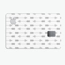 Vertical Acsending Arrows - Premium Protective Decal Skin-Kit for the Apple Credit Card