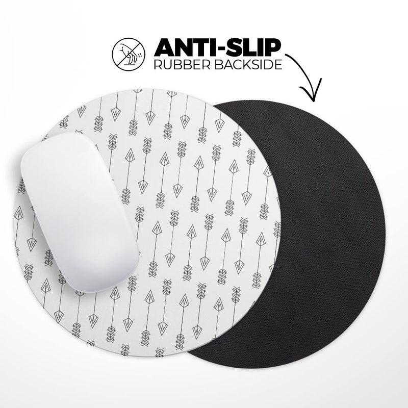 Vertical Acsending Arrows// WaterProof Rubber Foam Backed Anti-Slip Mouse Pad for Home Work Office or Gaming Computer Desk