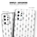 Vertical Acsending Arrows - Skin-Kit for the Samsung Galaxy S-Series S20, S20 Plus, S20 Ultra , S10 & others (All Galaxy Devices Available)