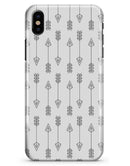 Vertical Acsending Arrows - iPhone X Clipit Case
