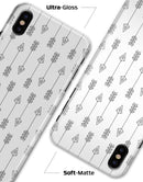 Vertical Acsending Arrows - iPhone X Clipit Case