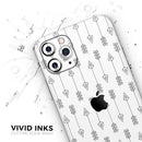 Vertical Acsending Arrows - Protective Skin Wrap & Decal – Compatible with iPhone SE to iPhone 17 Pro Max (All Models)