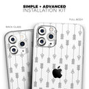 Vertical Acsending Arrows - Protective Skin Wrap & Decal – Compatible with iPhone SE to iPhone 17 Pro Max (All Models)