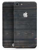 Vertical Blackwashed Woodgrain - Skin-kit for the iPhone 8 or 8 Plus