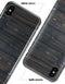 Vertical Blackwashed Woodgrain - iPhone X Clipit Case