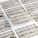 Vertical Neutral Royal Pattern - Premium Protective Decal Skin-Kit for the Apple Credit Card