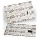 Vertical Neutral Royal Pattern - Premium Protective Decal Skin-Kit for the Apple Credit Card
