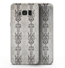 Vertical Neutral Royal Pattern - Samsung Galaxy S8 Full-Body Skin Kit