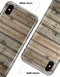 Vertical Planks of Light Woodrgrain - iPhone X Clipit Case