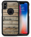 Vertical Planks of Light Woodrgrain - iPhone X OtterBox Case & Skin Kits