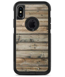 Vertical Planks of Light Woodrgrain - iPhone X OtterBox Case & Skin Kits