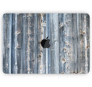 Vertical Planks of Wood - Skin Decal Wrap Kit Compatible with the Apple MacBook Pro, Pro with Touch Bar or Air (11", 12", 13", 15" & 16" - All Versions Available)