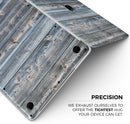Vertical Planks of Wood - Skin Decal Wrap Kit Compatible with the Apple MacBook Pro, Pro with Touch Bar or Air (11", 12", 13", 15" & 16" - All Versions Available)