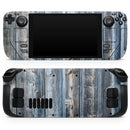 Vertical Planks of Wood // Full Body Skin Decal Wrap Kit for the Steam Deck handheld gaming computer