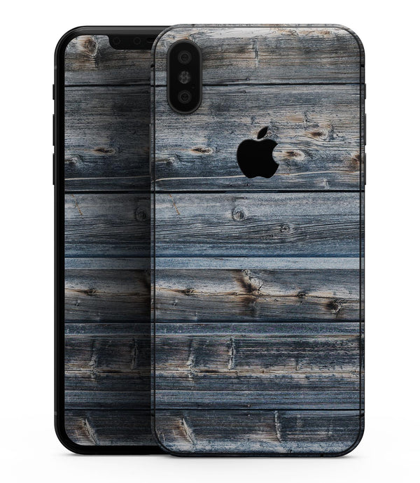 Vertical Planks of Wood - iPhone XS MAX, XS/X, 8/8+, 7/7+, 5/5S/SE Skin-Kit (All iPhones Available)