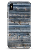 Vertical Planks of Wood - iPhone X Clipit Case