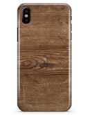 Vertical Weathered Woodgrain - iPhone X Clipit Case