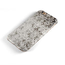 Verticle Black and White Damask Pattern iPhone 6/6s or 6/6s Plus 2-Piece Hybrid INK-Fuzed Case