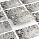 Verticle Black and White Damask Pattern - Premium Protective Decal Skin-Kit for the Apple Credit Card