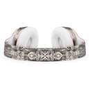 Verticle Black and White Damask Pattern Full-Body Skin Kit for the Beats by Dre Solo 3 Wireless Headphones