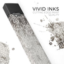 Verticle Black and White Damask Pattern - Premium Decal Protective Skin-Wrap Sticker compatible with the Juul Labs vaping device