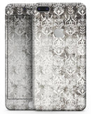 Verticle Black and White Damask Pattern - Skin-kit for the iPhone 8 or 8 Plus
