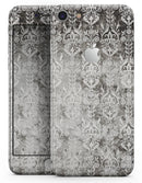 Verticle Black and White Damask Pattern - Skin-kit for the iPhone 8 or 8 Plus