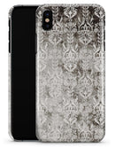 Verticle Black and White Damask Pattern - iPhone X Clipit Case