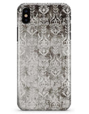 Verticle Black and White Damask Pattern - iPhone X Clipit Case