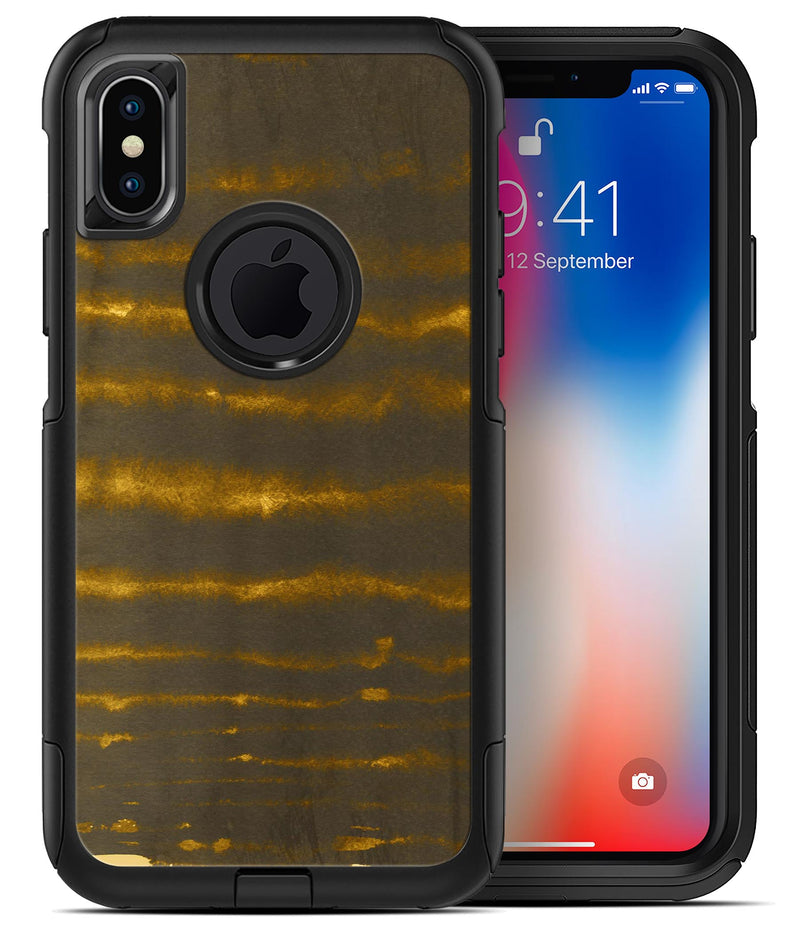 Verticle Golden Wire - iPhone X OtterBox Case & Skin Kits
