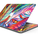 Vibrant Colorful Feathers - Skin Decal Wrap Kit Compatible with the Apple MacBook Pro, Pro with Touch Bar or Air (11", 12", 13", 15" & 16" - All Versions Available)
