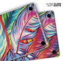 Vibrant Colorful Feathers - Skin Decal Wrap Kit Compatible with the Apple MacBook Pro, Pro with Touch Bar or Air (11", 12", 13", 15" & 16" - All Versions Available)