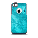 Vibrant Blue Cement Texture Skin for the iPhone 5c OtterBox Commuter Case