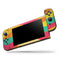 Vibrant Bright Colored Connect Pattern // Skin Decal Wrap Kit for Nintendo Switch Console & Dock, Joy-Cons, Pro Controller, Lite, 3DS XL, 2DS XL, DSi, or Wii