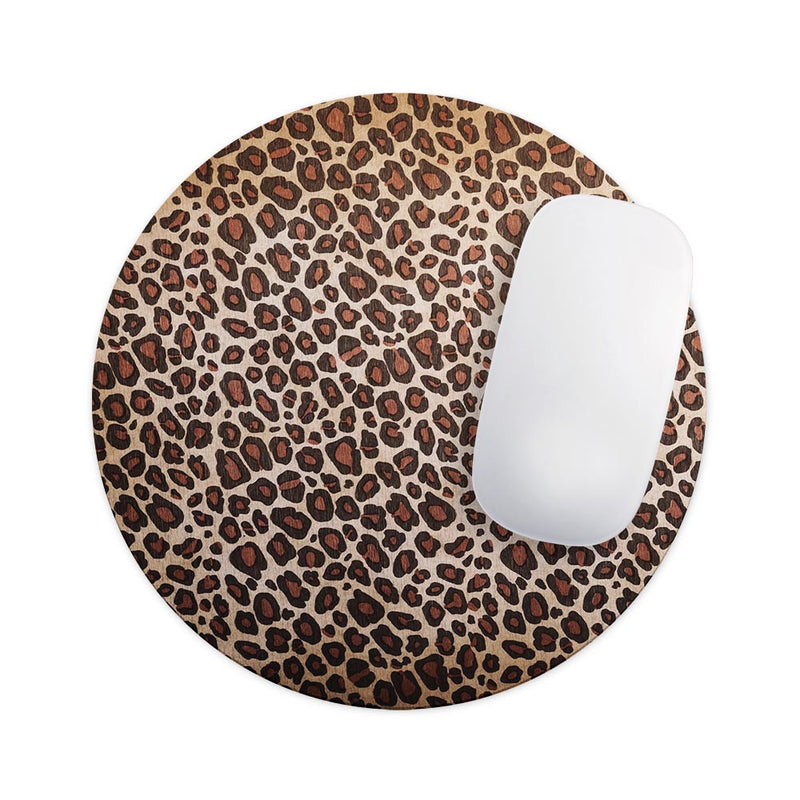 Vibrant Cheetah Animal Print V3// WaterProof Rubber Foam Backed Anti-Slip Mouse Pad for Home Work Office or Gaming Computer Desk