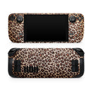 Vibrant Cheetah Animal Print V3 // Full Body Skin Decal Wrap Kit for the Steam Deck handheld gaming computer